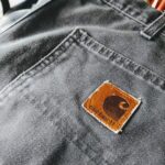 1980s-90s USA carhartt Duck Painter Pants Gray W31