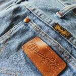 1970s-80s USA Wrangler Cut-off Blue Denim Short Pants W35