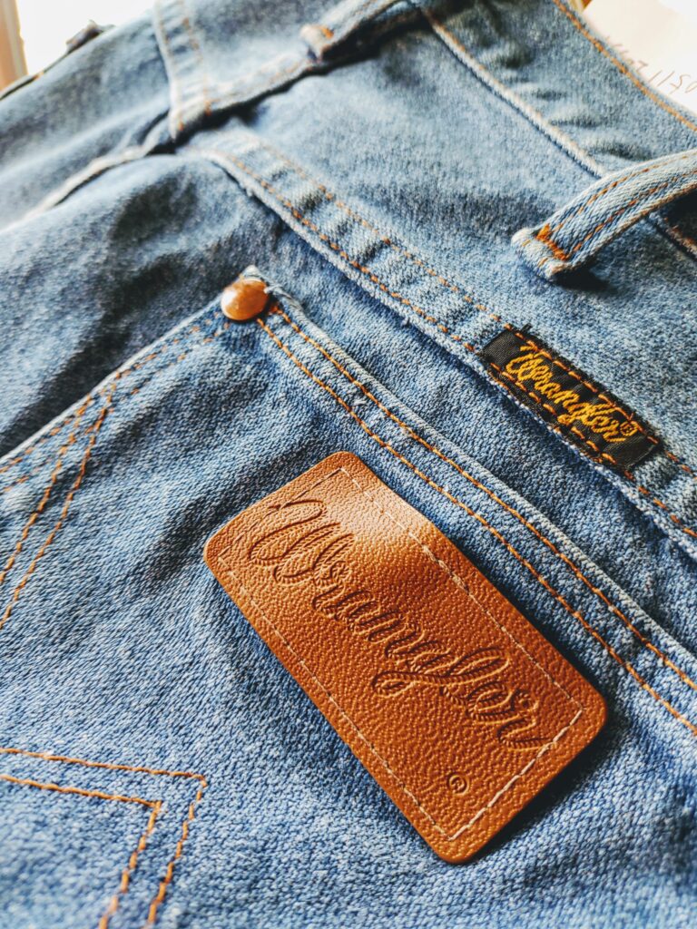 1970s-80s USA Wrangler Cut-off Blue Denim Short Pants W35 – ataco