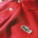 1970s-80s French LACOSTE S/S Polo Shirt Red Mens-ML