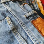 1970s-80s USA Lee Cut-off Blue Denim Short Pants W38