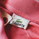 1990s French LACOSTE S/S Polo Shirt Pink Mens-L