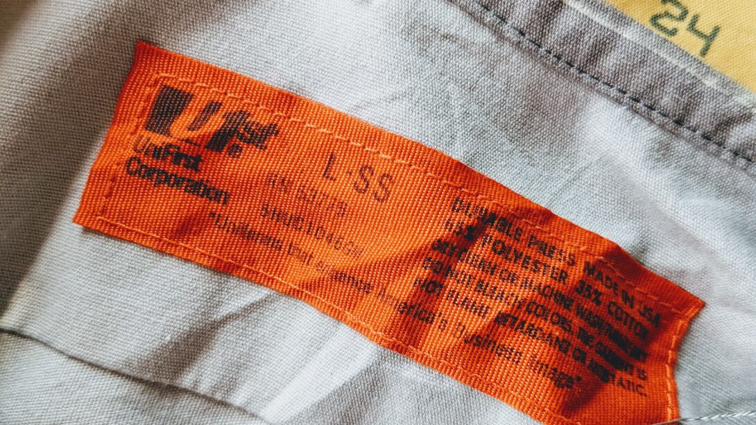 2022 Summer SALE & 1970s-80s USA UniFirst S/S Two-tone color Work Shirt ...
