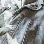 1960s-70s SWISS Denim Work Jacket Gray Mens-M