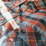 1960s-70s EURO L/S Plaid Shirt Red Mens-XL