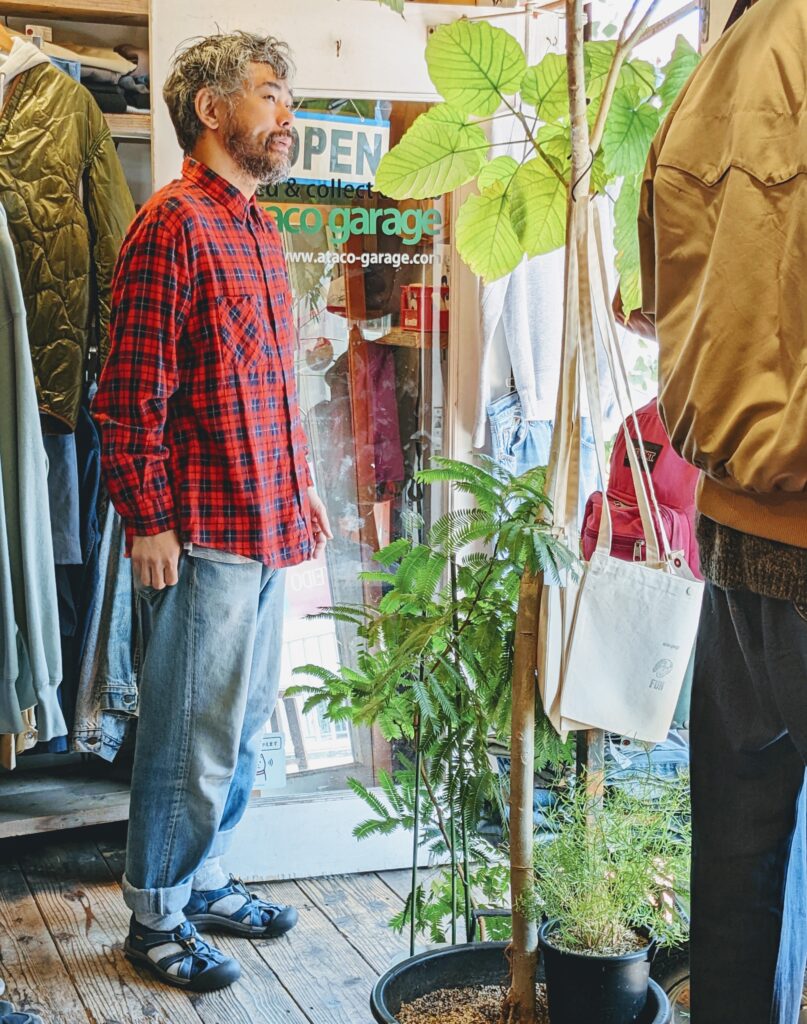 Bigsize 1980s-90s USA BUD BERMA L/S Print Plaid Shirt Red Mens-XL ...