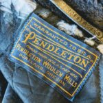 1960s-70s USA PENDLETON Plaid Wool Jacket Blue Mens-L