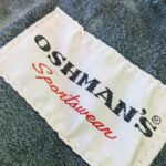 1970s-80s USA OSHMAN’S Sportswear Suede Leather Cardigan Blue Mens-L