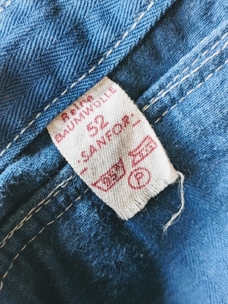 MERK EURO DENIM COVERALL JACKET 70s