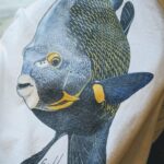 1990s USA GUY HARVEY Print T-Shirt White Mens-M