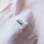 French Lacoste S/S Button-Down Oxford Shirt Pink Mens-L