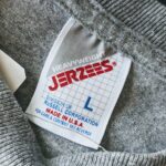 1990s JERZEES S/S Print Tee Gray Mens-L