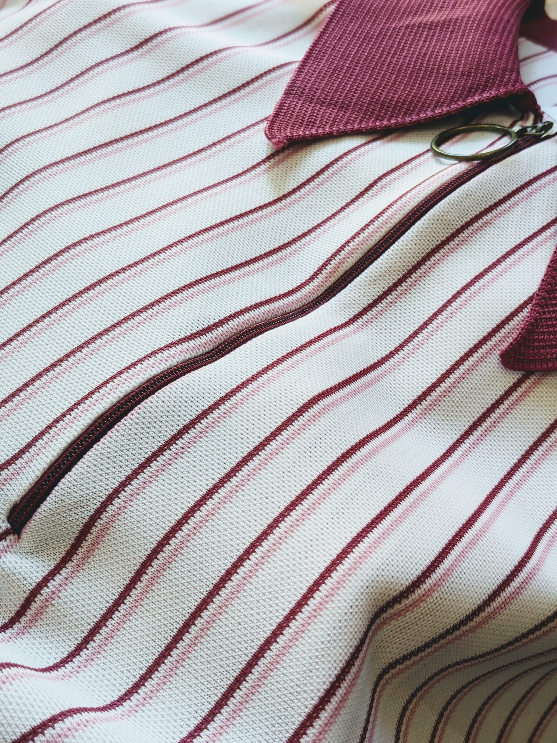 1960s-70s USA S/S Stripe Polo Shirt Red Mens-XL & LLBean Chino