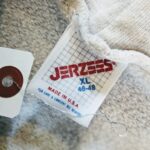 1980s-90s USA JERZEES Print Zip-up Hoodie Gray Mens-XL