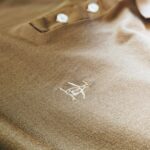 1970s-80s USA Munsingwear L/S Polo Shirt Brown Mens-ML