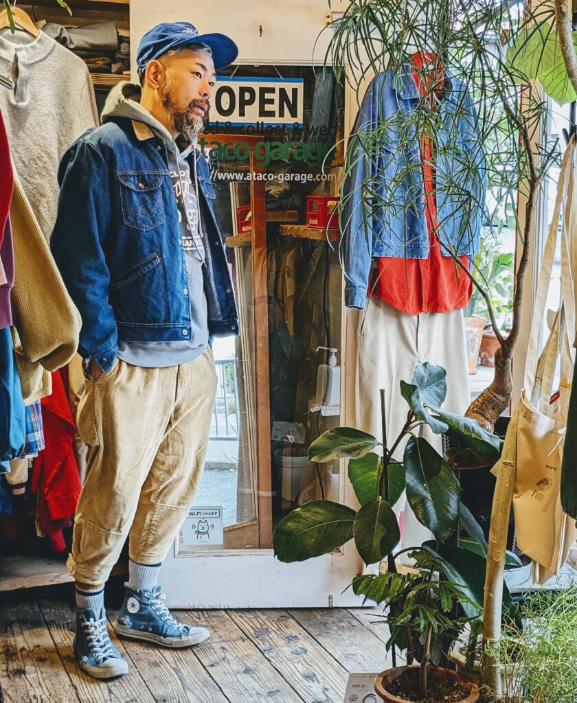 1970s-80s USA Wrangler Denim Jacket Blue Mens-ML – ataco garage blog