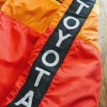 1970s-80s USA TOYOTA Nylon Racing Jacket Red Mens-SM
