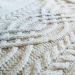 UK NEXT MENS WEAR Fisherman Wool Knit Sweater White Mens-L
