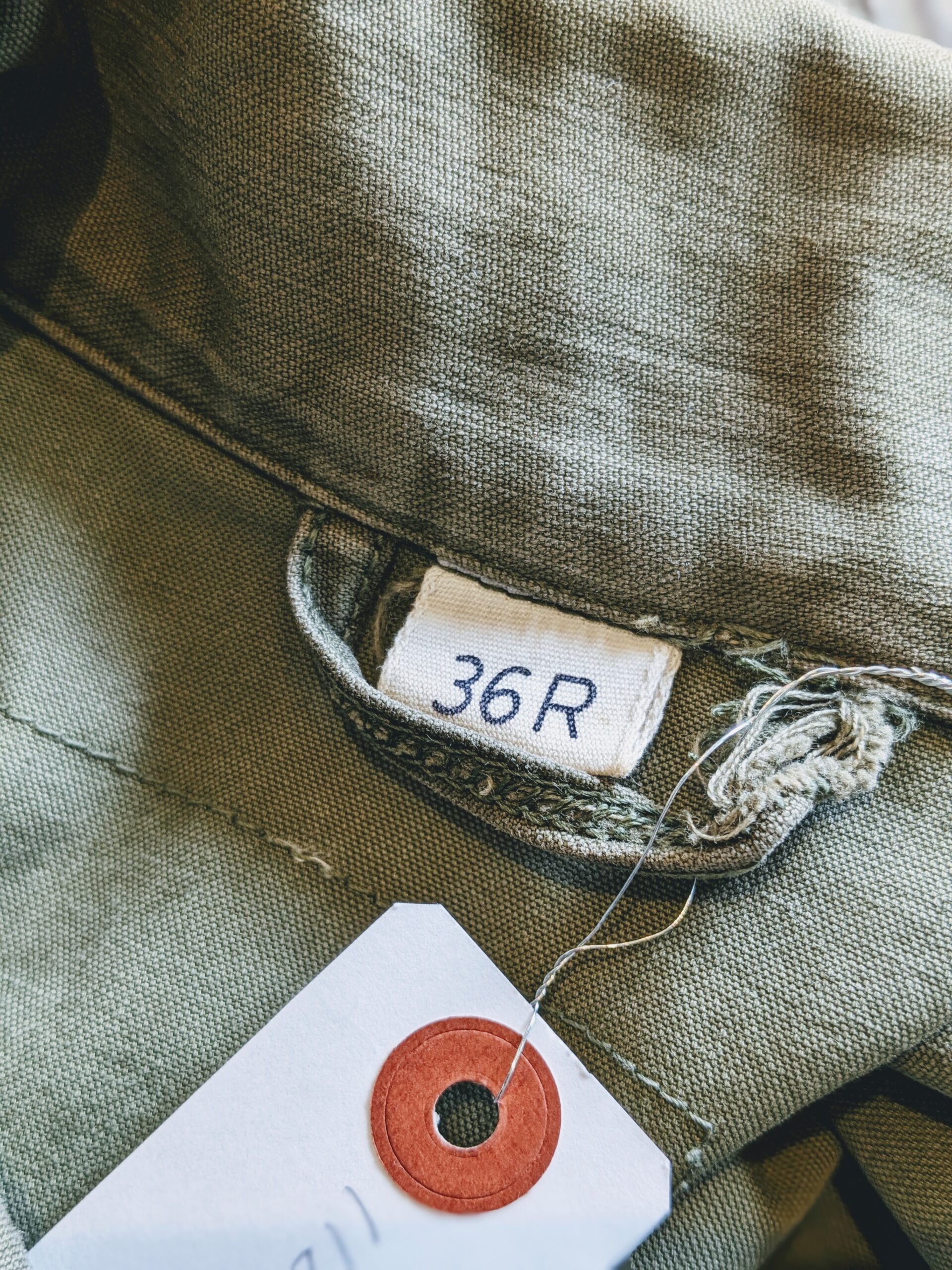 【40s 白タグ】M-43 M-1943 フィールドジャケット カーキ 36R 40's US.ARMY M-1943 Field Jacket SIZE 34S 40年代 アメリカ軍