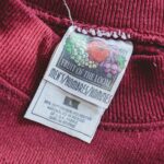 1990s-00s USA FRUIT OF THE LOOM Plain Sweat Shirt Bordeaux Mens-L