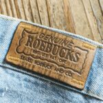 1970s-80s USA Sears ROEBUCKS Blue Denim Pants W38