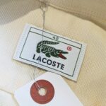French Lacoste L/S Button-Down Shirt Yellow Mens-L