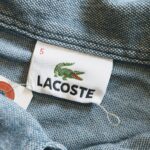 1990s French LACOSTE S/S 1Pocket Polo Shirt Navy Mens-ML