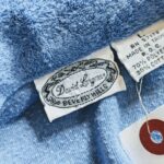 1970s-80s USA David Langman S/S Pile Polo Shirt Blue Mens-L