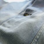 1960s-70s EURO Cotton Twill Work Jacket  Navy Mens-L