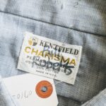 1970s-80s USA KENTFIELD CHARISMA L/S Chambray Shirt Light-Blue Mens-L