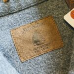 USA ST JOHN’S BAY L/S Cotton Chamois cross Shirt Gray Mens-L