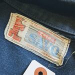 1960s-70s France EXTRA SAVO Cotton Twill Work Jacket Navy Mens-M