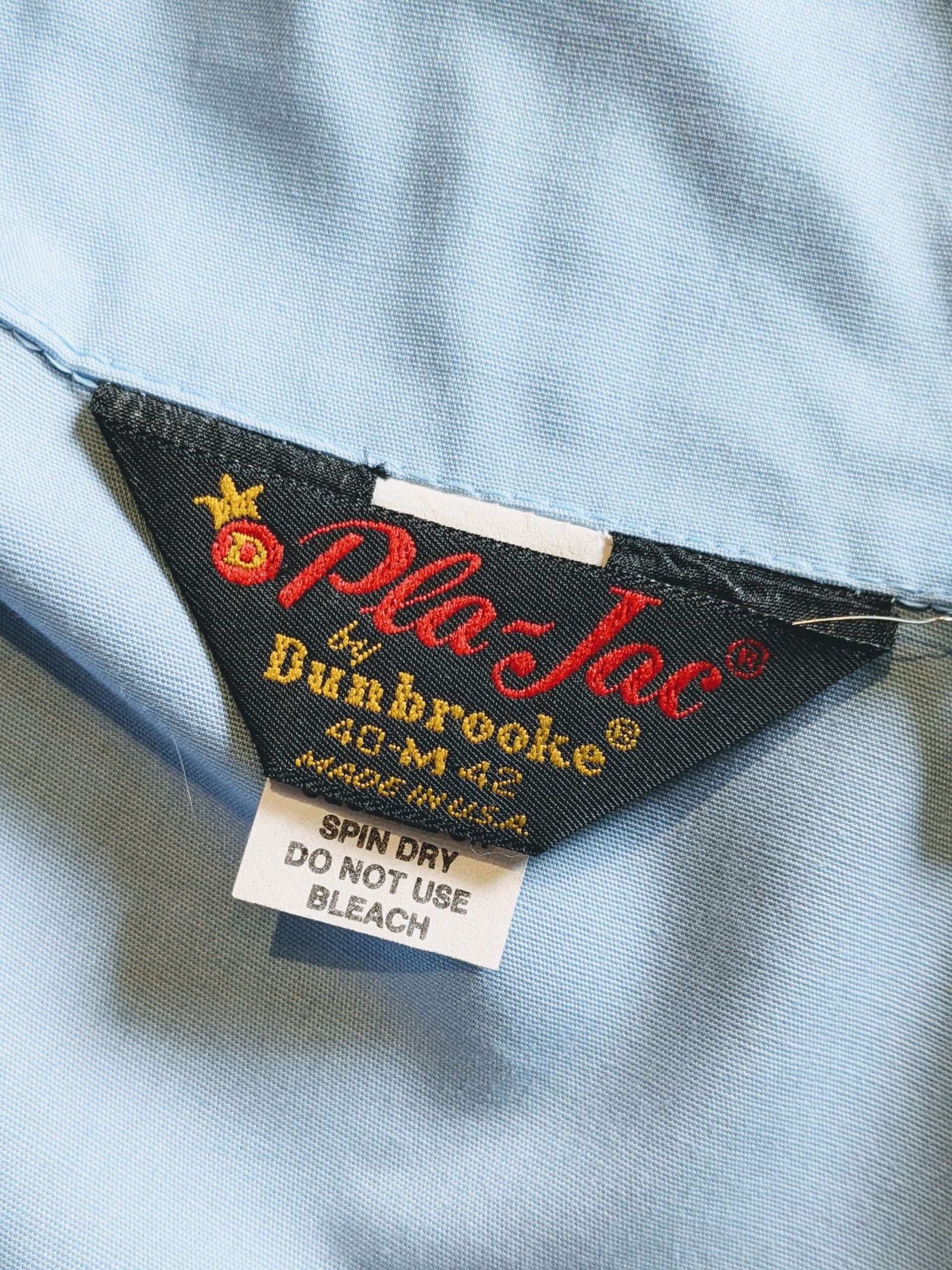 1970s-80s USA Pla-Jac Harrington Jacket Light-Blue Mens-M – ataco