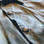 1980s ENGLAND Barbour BEAUFORT Oiled Cotton Jacket Khaki Mens-XL