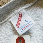 1980s-90s USA JERZEES Plain SweatShirt Gray Mens-L