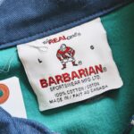 1990s CANADA BARBARIAN L/S Rugby Shirt Green Mens-L