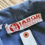 1960s-70s France LABOR Work All in One Navy W48