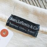 1980s-90s USA Jones,Lefkovits&Co L/S Rugby Shirt Beige Mens-M
