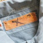 1970s-80s USA RED KAP S/S Patch Chambray Work Shirt Blue Mens-L