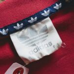 1980s-90s EURO adidas S/S Polo Shirt Red Mens-M