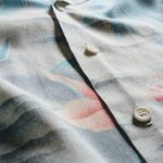 1970s-80s USA Hawaiian Shirt Blue Mens-XL