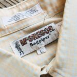 1970s-80s USA McGREGOR Bagpiper S/S Plaid Shirt Beige Mens-L & 2025 Summer SALE