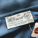 1960s-70s USA Kmart S/S BANLON Polo Shirt Navy Mens-XL & 2025 Summer SALE