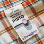 1970s-80s EURO PINTO L/S Plaid Shirt Orange Mens-M