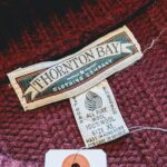 Bigsize 1990s USA THORNTON BAY Wool Sweater Burgundy Mens-XL & Winter SALE