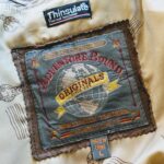 1980s-90s USA ADVENTURE BOUND Leather Jacket Beige Mens-L