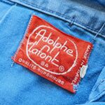 1960s-70s ADOLPHE LAFONT France Cotton Work Pants Blue W33