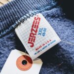 Bigsize 1980s-90s USA JERZEES Plain SweatShirt Navy Mens-XXL