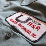 1970s-80s USA GCA S/S Work Shirt Green Mens-M