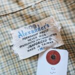 1960s-70s USA Alexander’s S/S Open Collar Shirt Green Mens-M